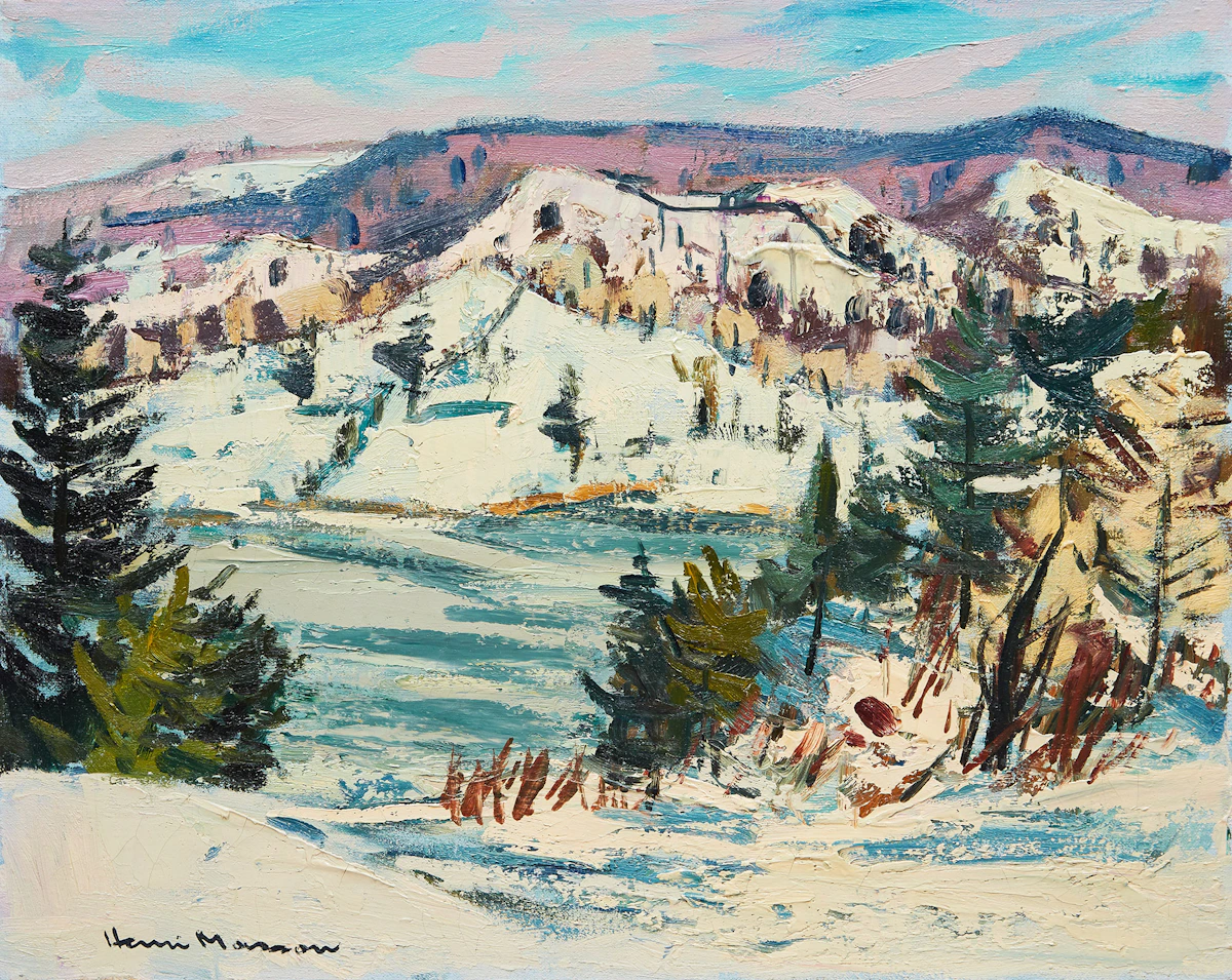 Henri Leopold Masson, Lac Donovan, Que (Near Perkins), oil on canvas