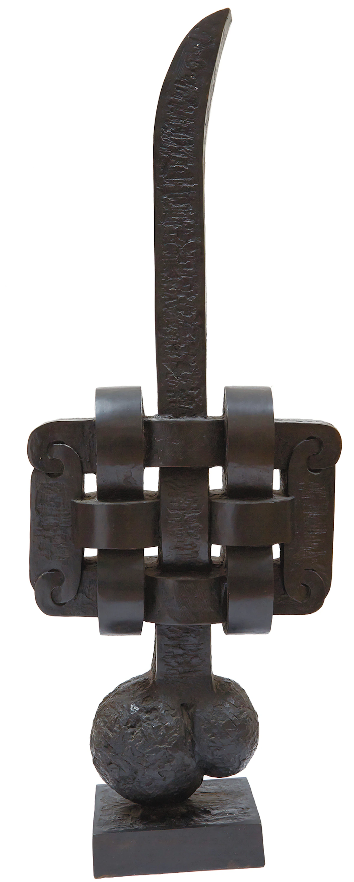 Sorel Etrog, Pulcinella II, bronze, 65-67