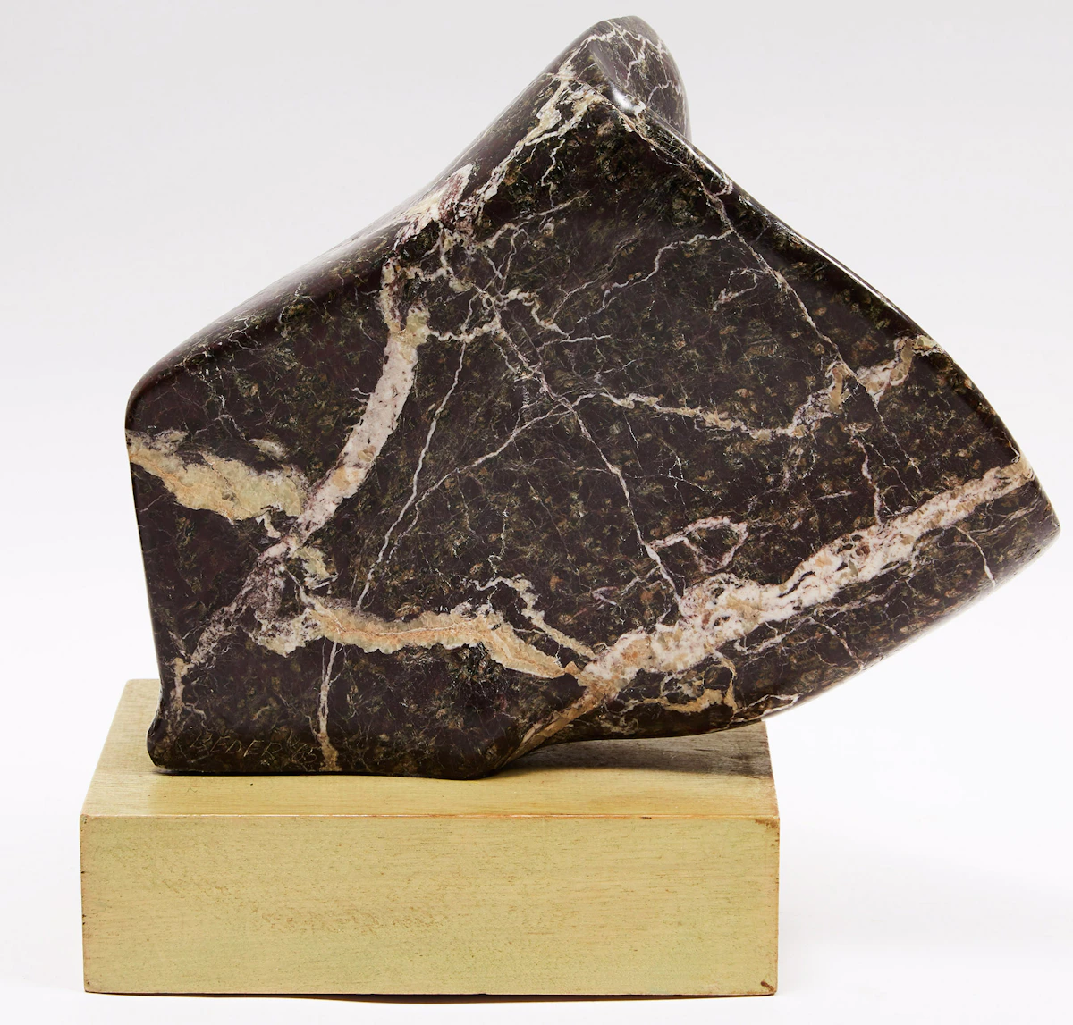 Jack Beder, Wedge Form, gray stone, 1965