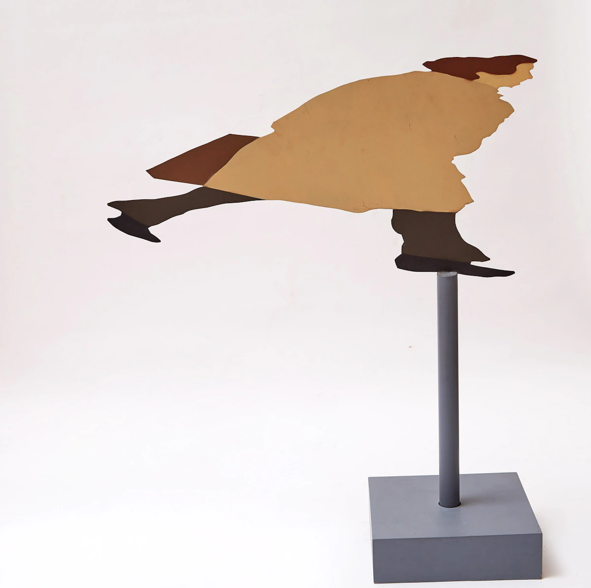 Catherine  Widgery, Businessman with Attaché Case, City People Series , painted aluminium, 1989