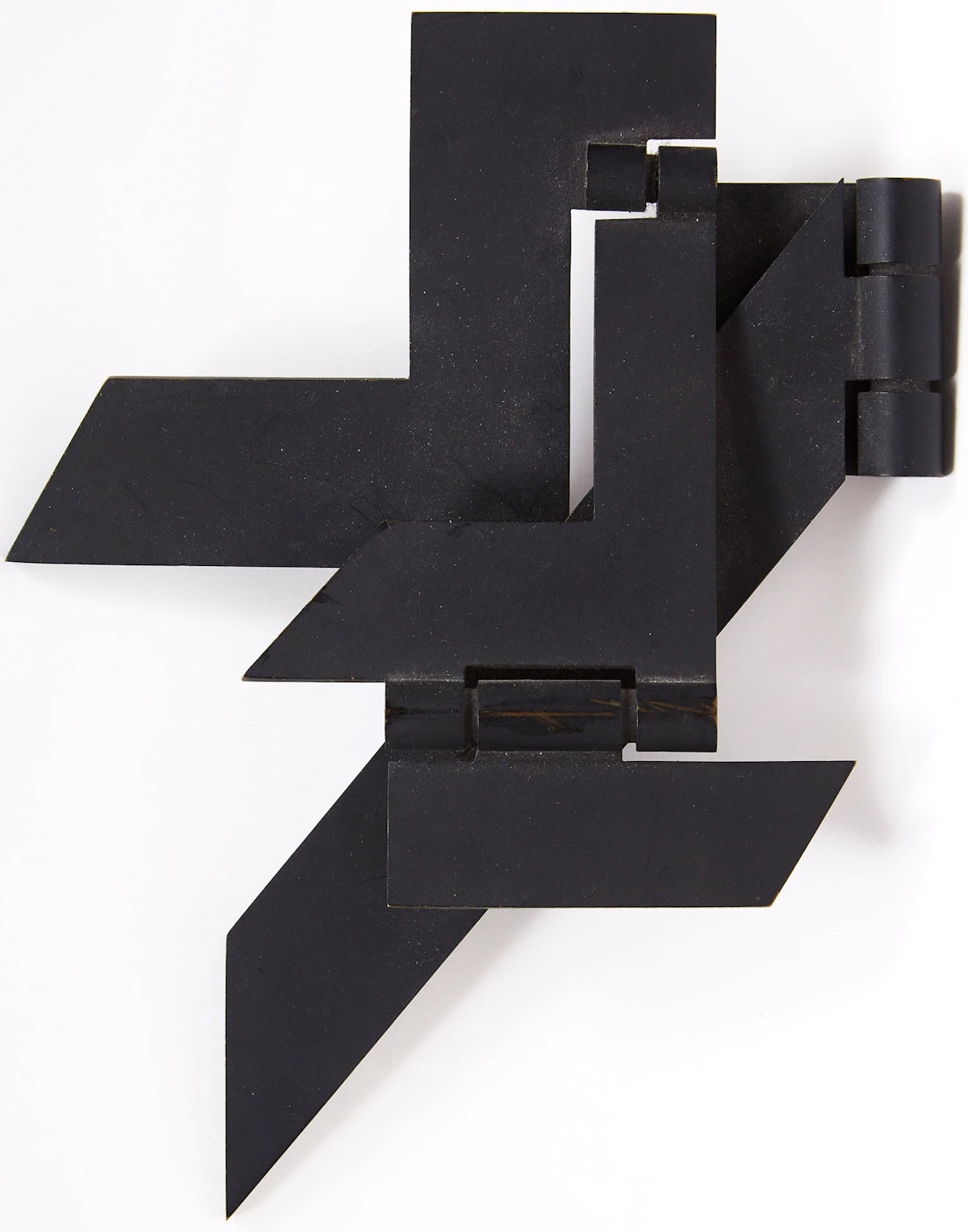 Sorel Etrog, Untitled Steel Construction, painted bronze