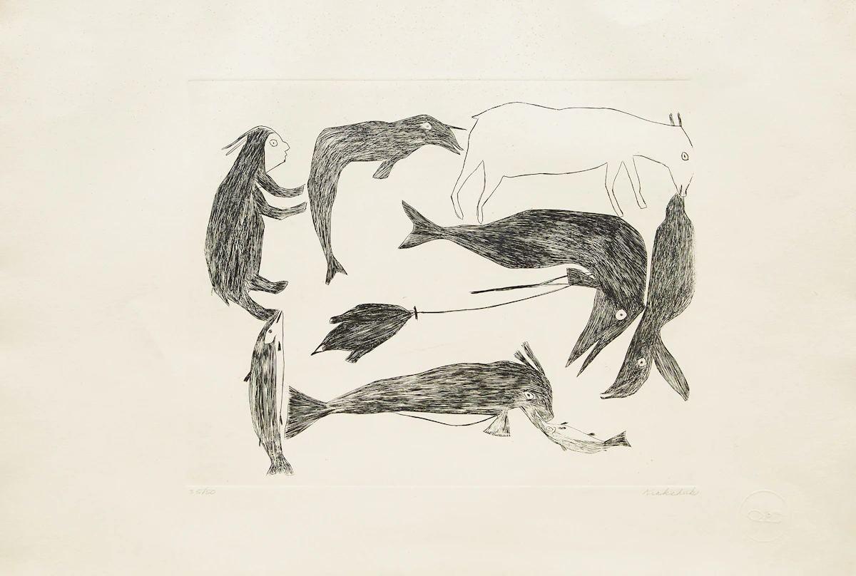 Kiakshuk, Untitled, engraving