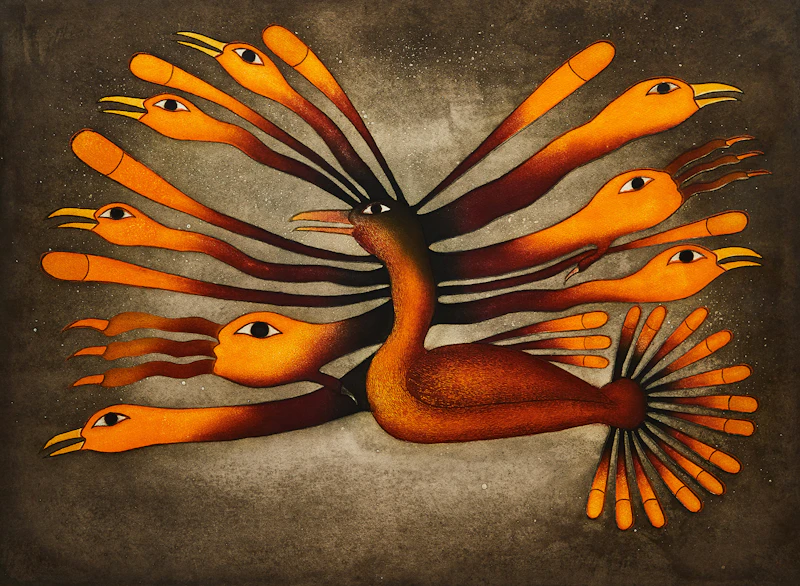 Into the Light by Kenojuak Ashevak
