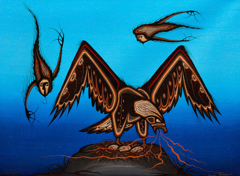Eagle and Spirits by Randy Trudeau