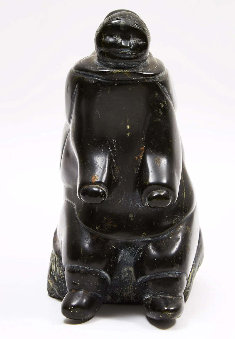 Seated Mother and Child by Unidentified Inuit Artist