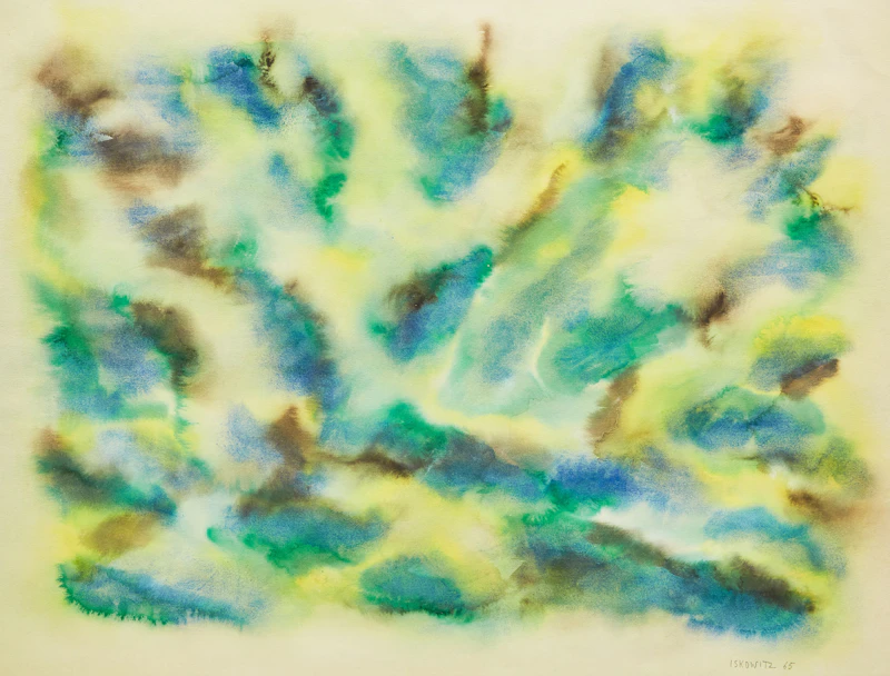 Untitled Abstraction by Gershon Iskowitz