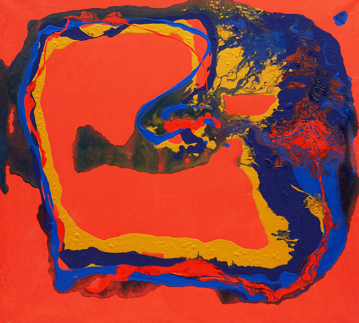 Marian Mildred Dale Scott, Abstraction, acrylic on canvas