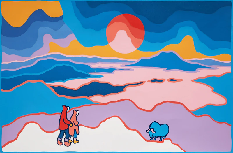 Ted Harrison, Bathurst Inlet; Duchess, two serigraphs