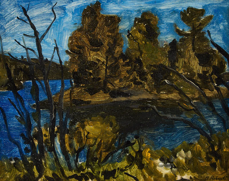 Île sur le lac by William Goodridge Roberts