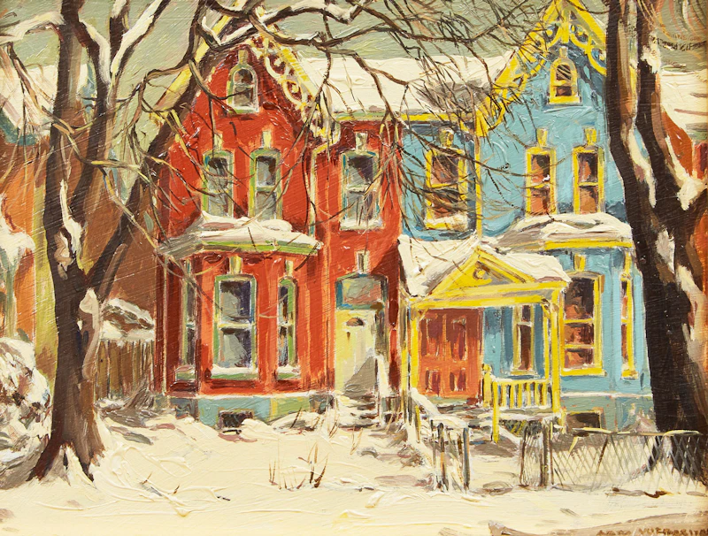 Cabbagetown Home, Winter by Arto Yuzbasiyan