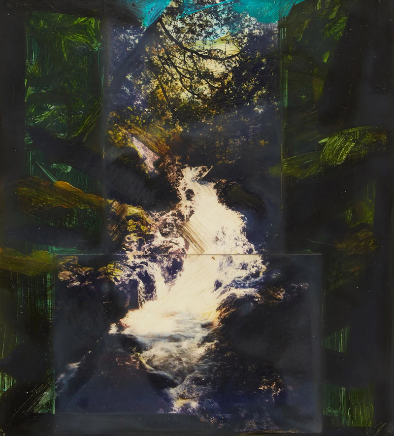 David Bierk, Sault Ste. Marie Painting, painted photomontage