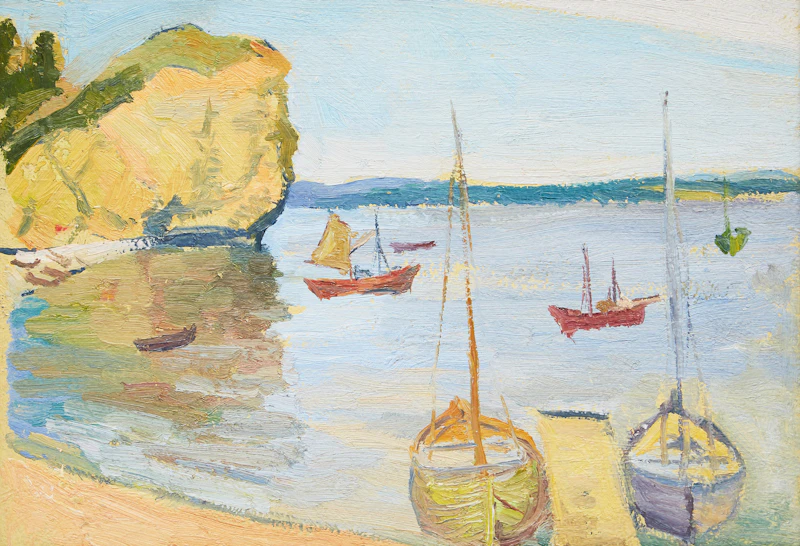 Rivière de Ste. Hilaire  by Françoise Pagnuelo