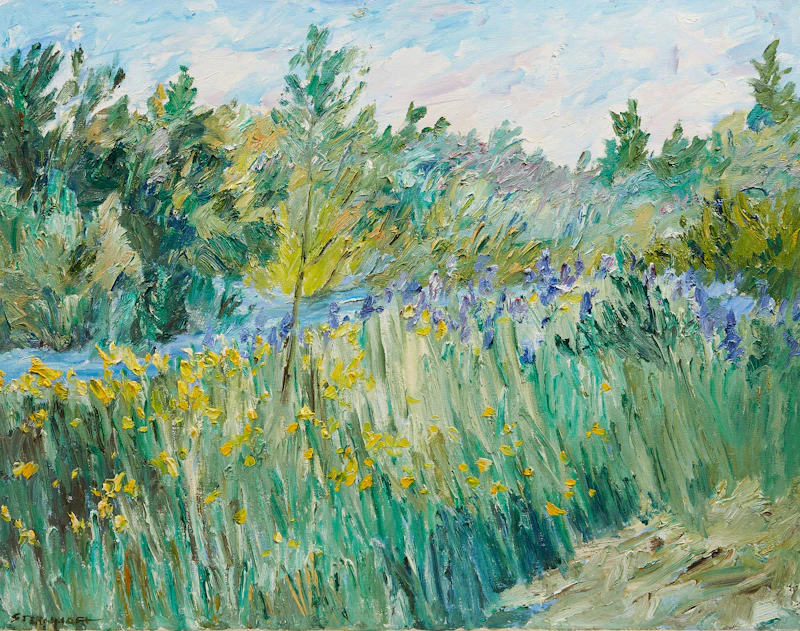 Bruce Steinhoff, Lynn River, Port Dover, oil on canvas