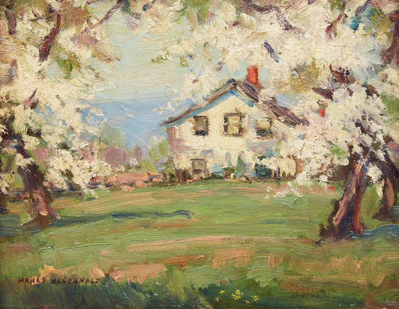 Springtime Landscape (Bay of Quinte) by Manly Edward MacDonald