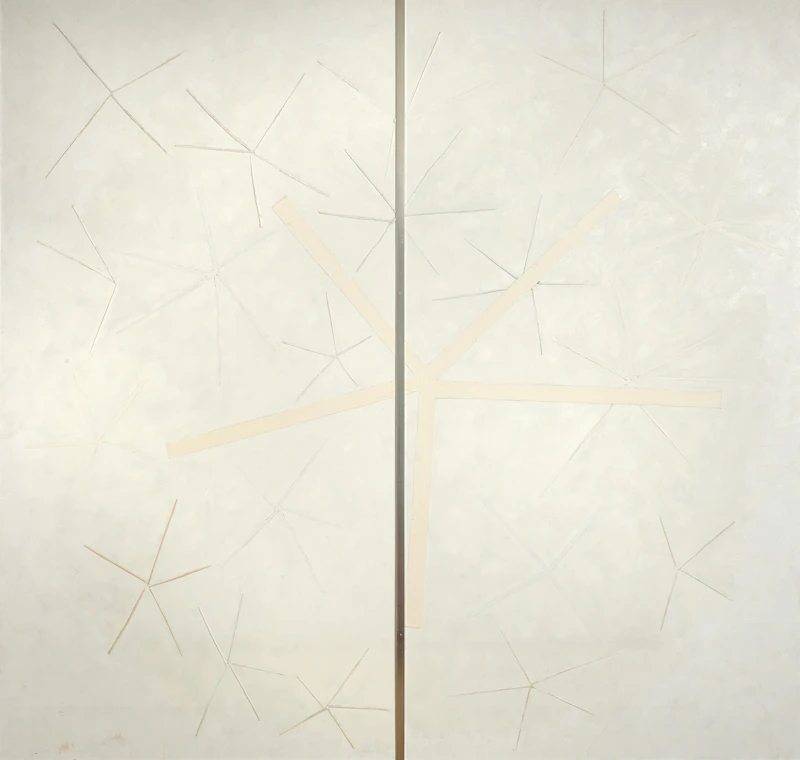 Ronald Langley Bloore, Peace Stars for Vince #IV, framed together)
