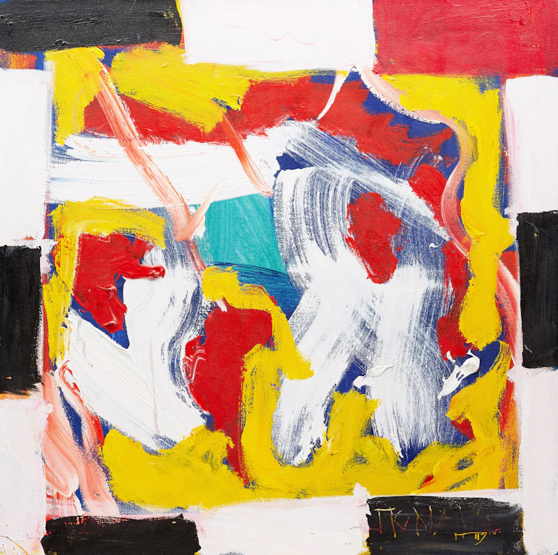 William Ronald, Housewarming, oil on canvas