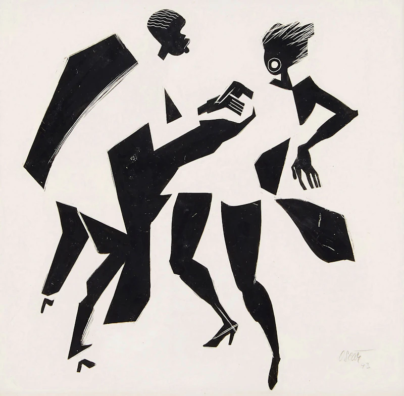 Dancers by Oscar Cahén