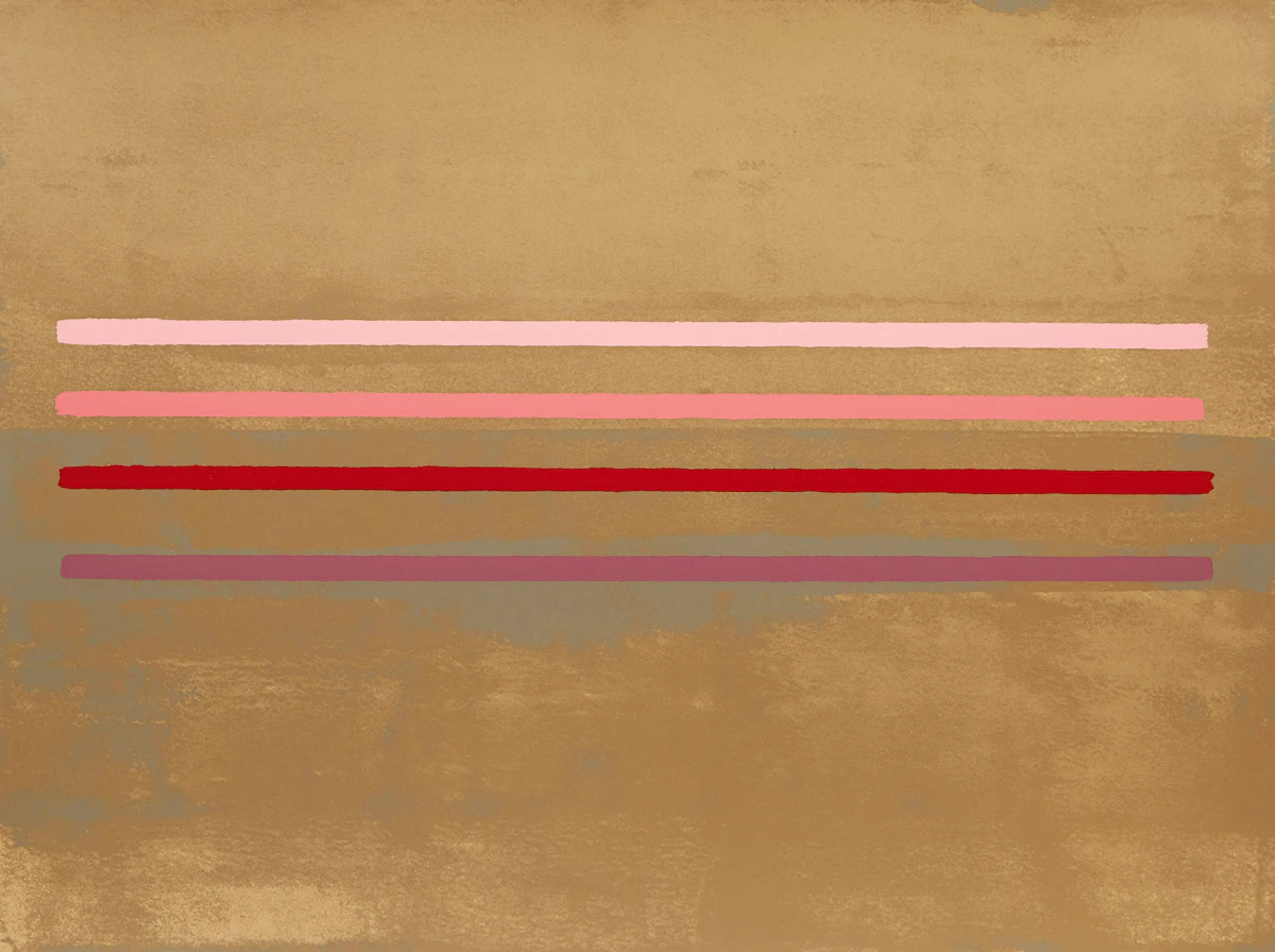 William Perehudoff, La Plonge #10, colour lithograph