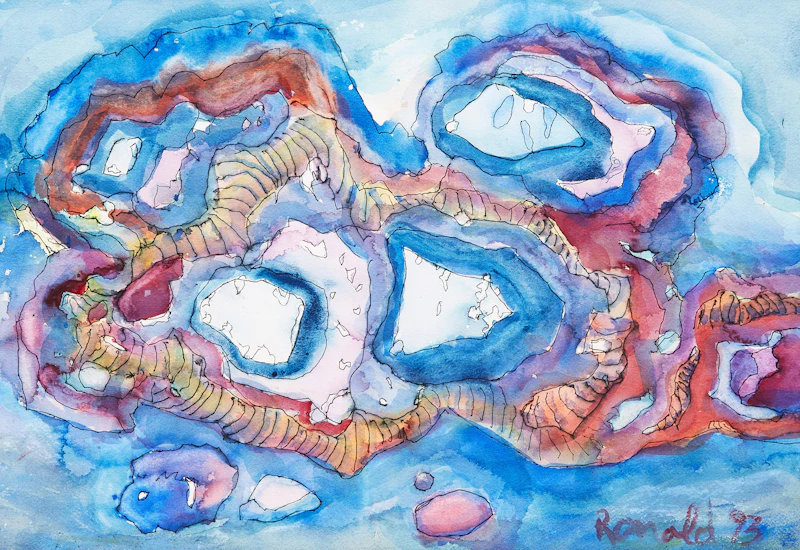 Untitled Abstract (1993) by William Ronald