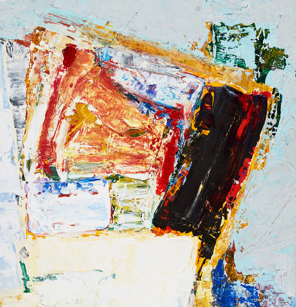 Henriette Fauteux-Massé, Sans titre, oil on board