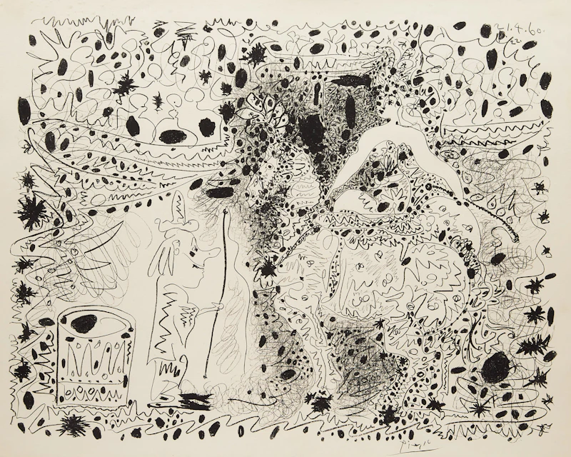 L’Écuyere (Bloch 999, Mourlot 333) by Pablo Picasso
