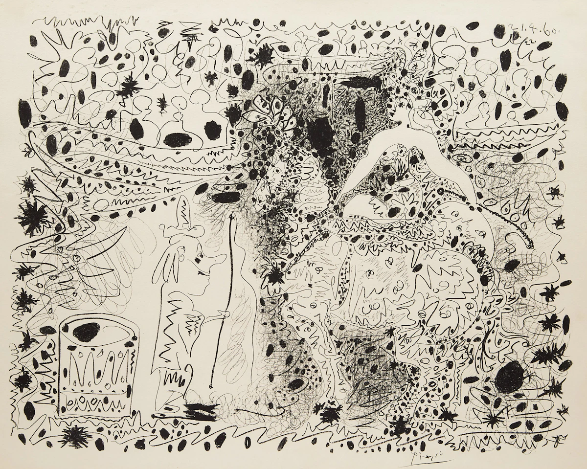 Pablo Picasso, L’Écuyere (Bloch 999, Mourlot 333), lithograph, 1960