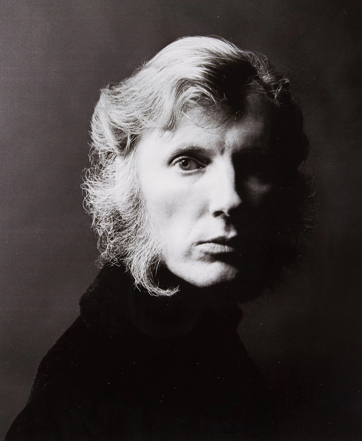 John Reeves, Portrait of Harold Town, black and white photograph, 1969