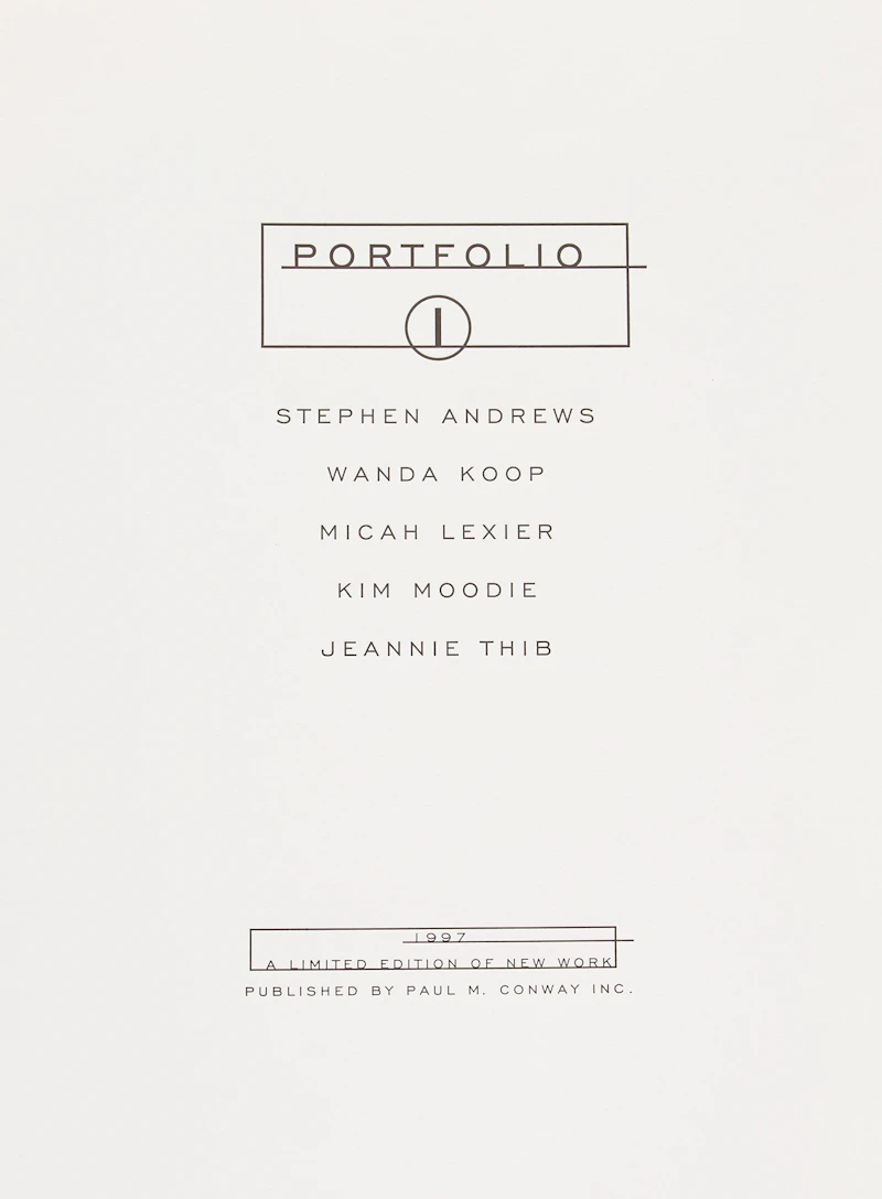 Paul M. Conway Inc. Portfolio I by Various Artists