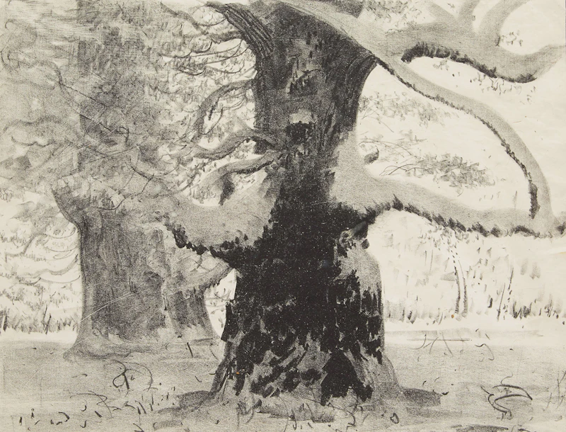 Oak in Rogalin by Leon Wyczolkowski
