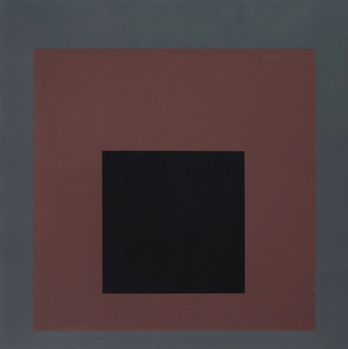 Josef Albers, One Plate (from Hommage au Carré) (Danilowitz 160.5), colour serigraph, 1964