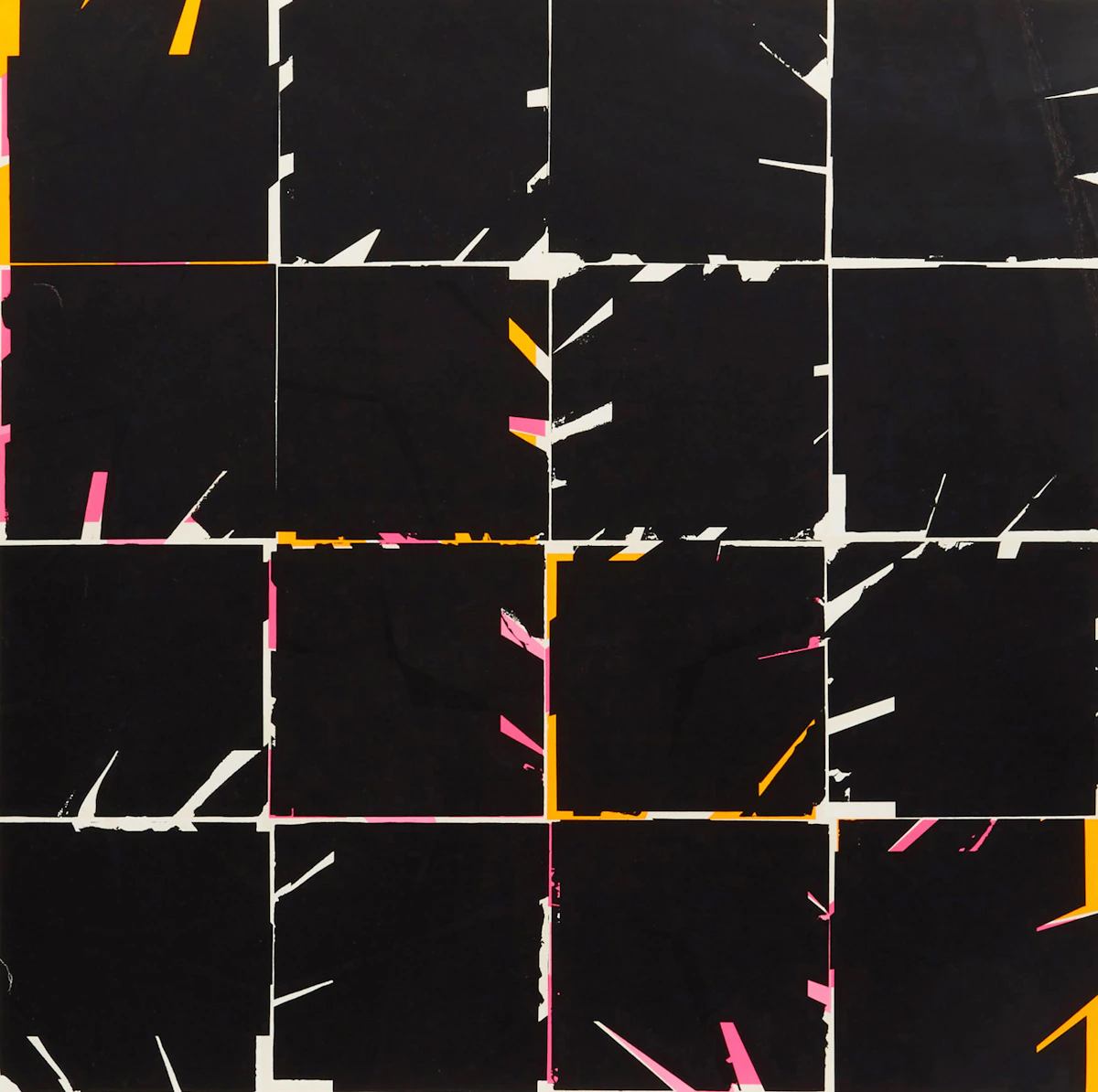 Jacques Hurtubise, Nadja, silkscreen in colours, 1971
