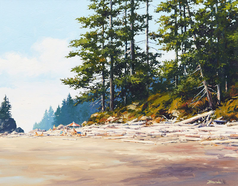 Merv Brandel, Pacific Rim, oil on canvas
