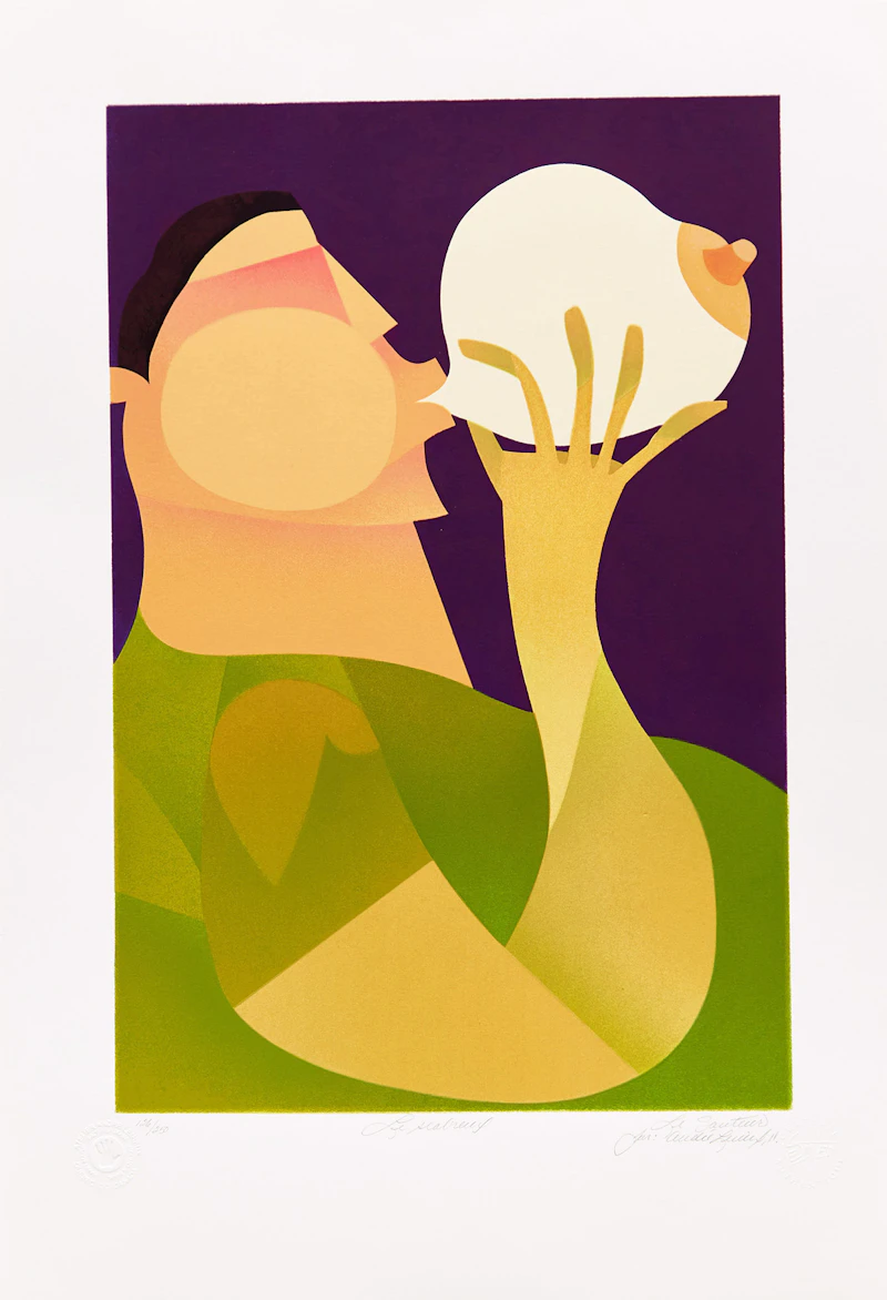 Claude Le Sauteur, Le scabreux; L’humour noir; L’ironie; La satire; Le ridicule, five serigraphs
