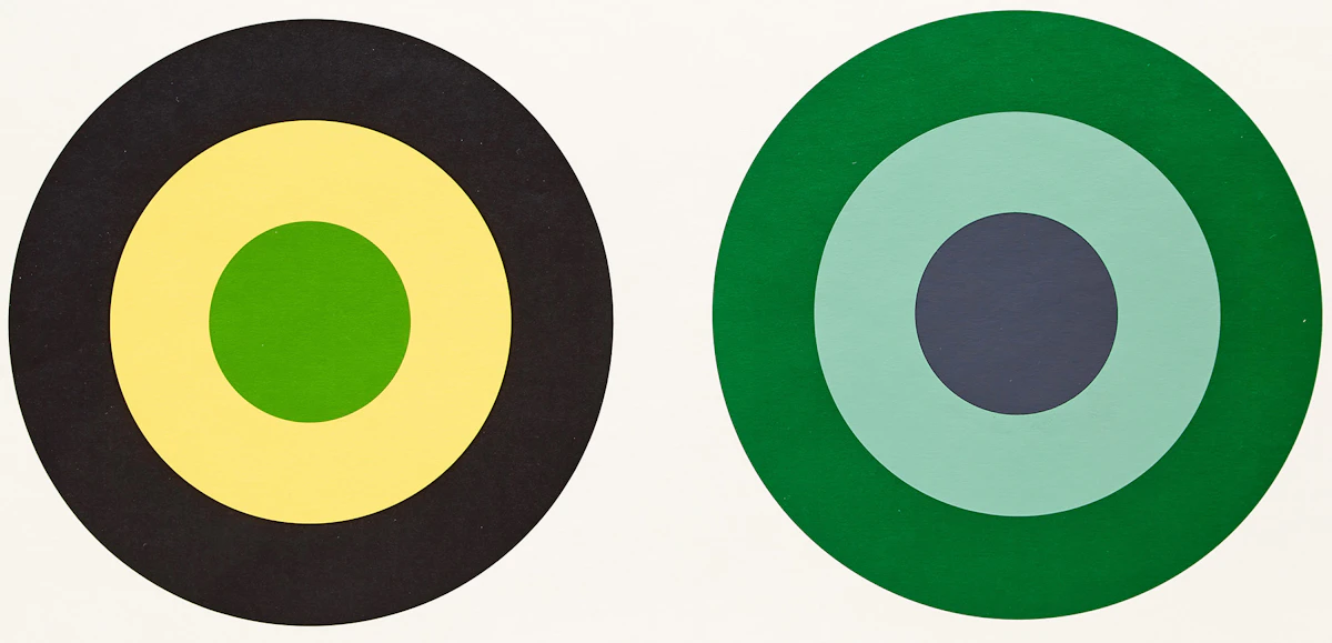 Claude Tousignant, #2-75 Montreal , silkscreen, 1975