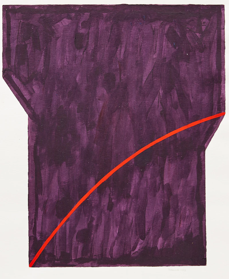Ed Zelenak, Untitled, pastel on paper mounted to foamcore mat