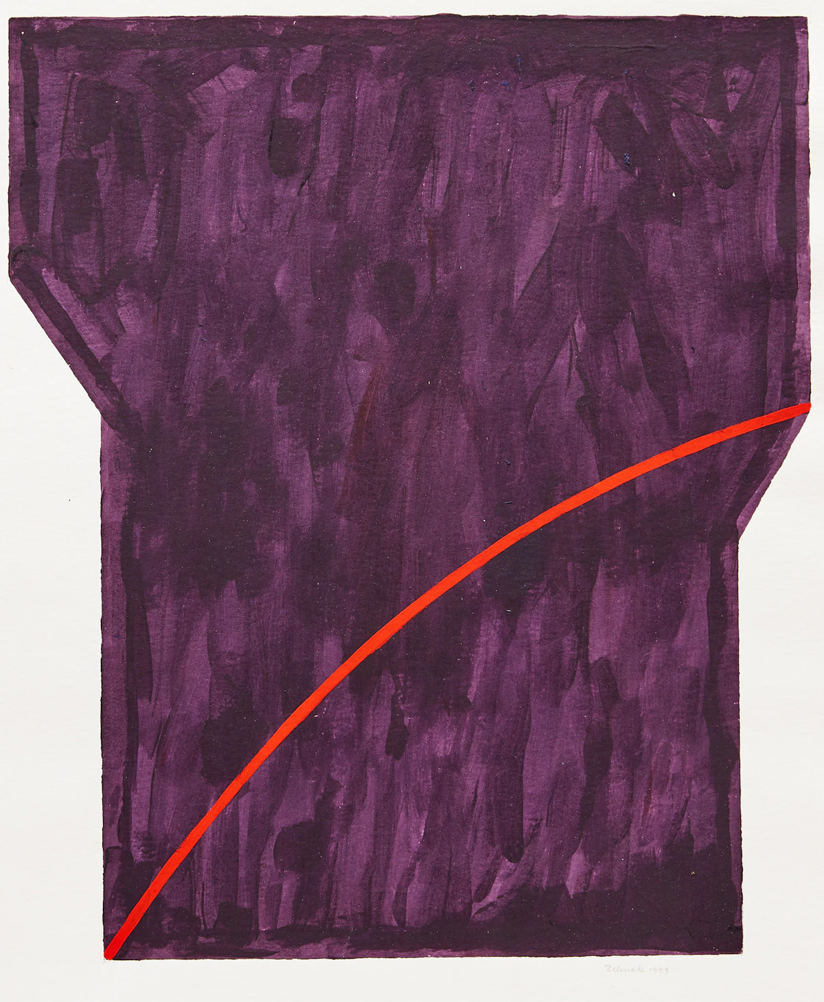 Ed Zelenak, Untitled, pastel on paper mounted to foamcore mat