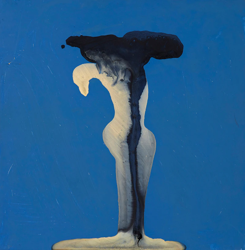 Robert Dean, Abstract Composition, mixed media on masonite