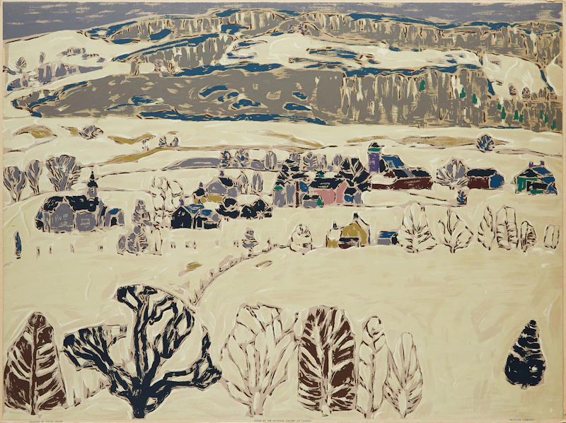 Boston Corners  by David Brown Milne