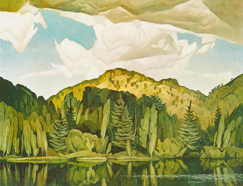 Alfred Joseph Casson, Three Works: Bedard Pond; Magnetawan; King Side Road, three photolithographic reproductions