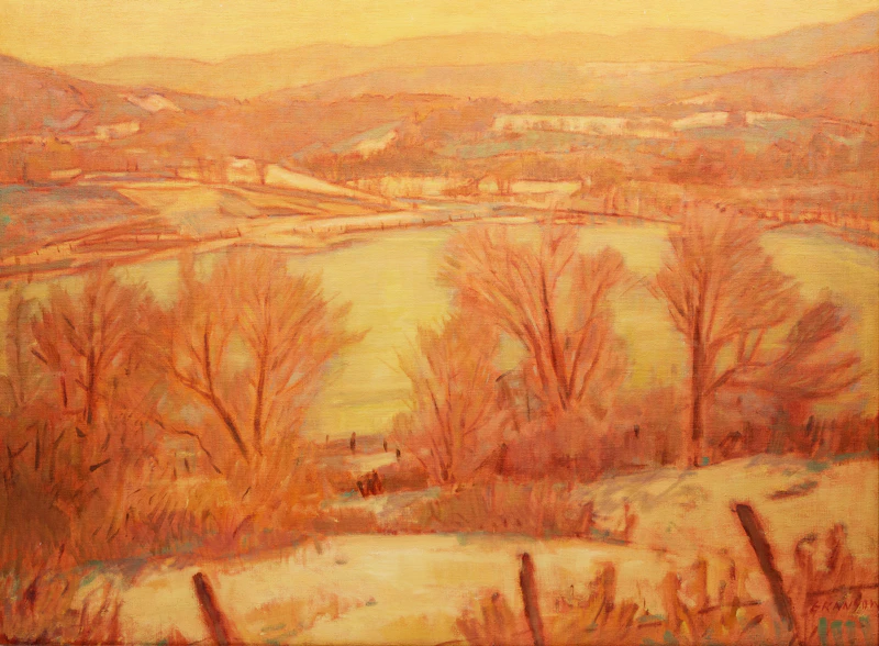 Helmut Gransow, Eastern Townships, oil on canvas