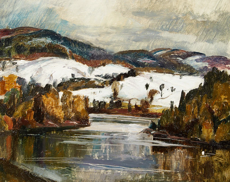 Early Snow on the Gatineau by Lawrence Arthur Colley Panton