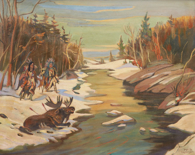 The Moose Hunt by Ralph Wallace Burton