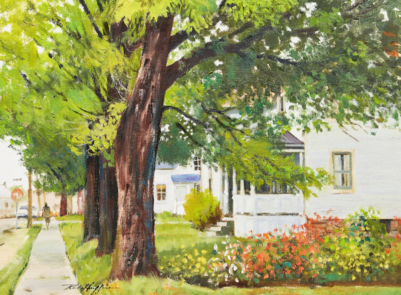 Ross Huggins, John St., Cardinal, Ont. , oil on canvas