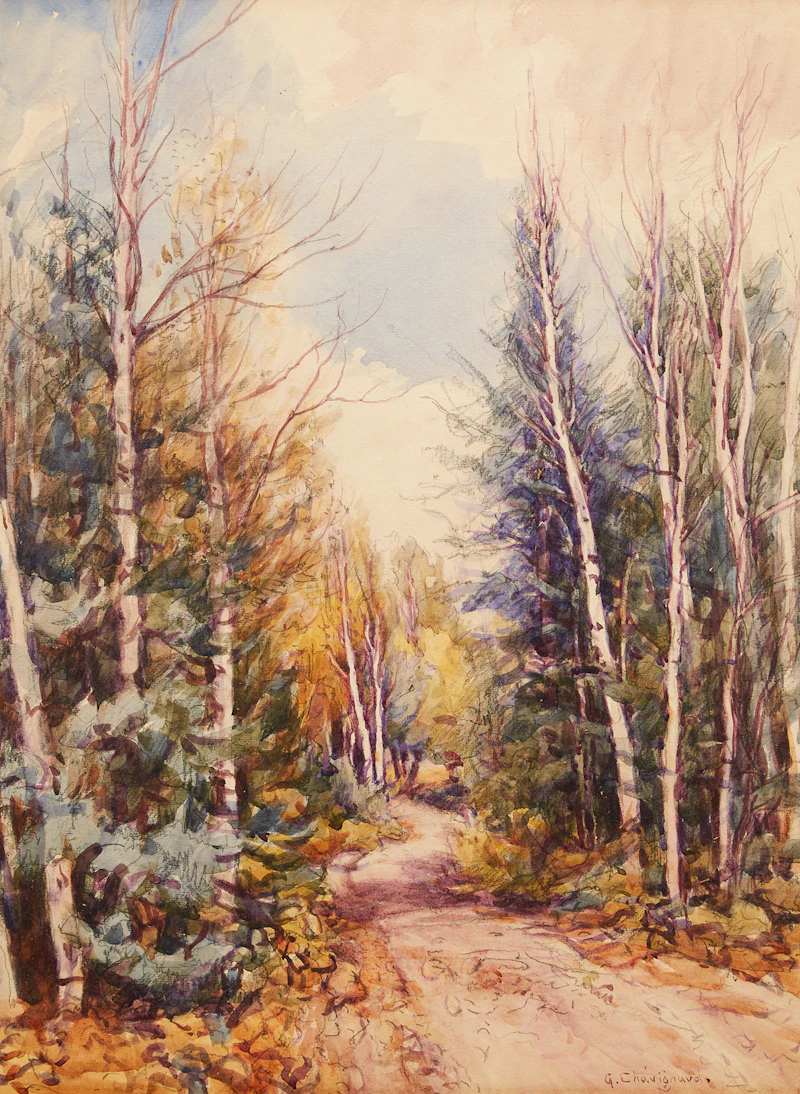 The Road through the Woods by Georges Chavignaud