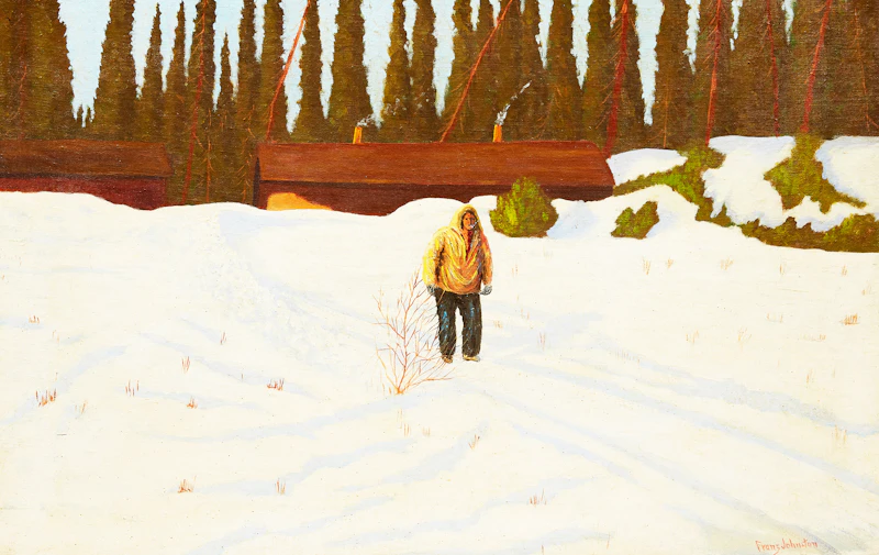 A Cook at the Miners’ Camp, Whitehorse by Frank Hans Johnston