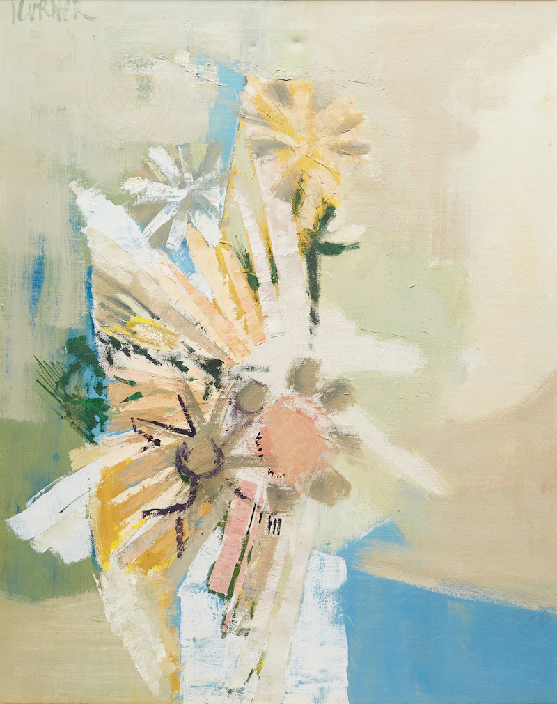 Flowers by the Lake by John Michael Anthony Koerner (Korner)