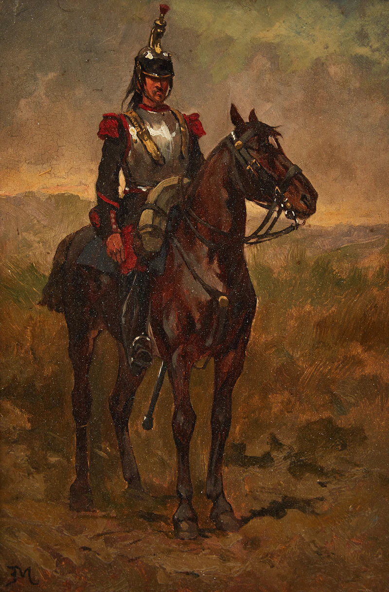 Soldier on his Horse by Jean-Louis Ernest Meissonier