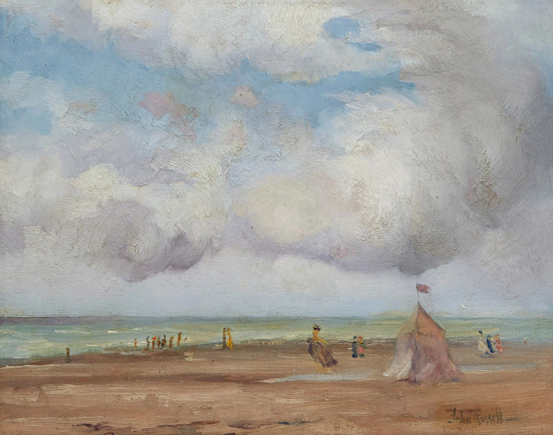 The Plage at Le Touquet by John Wentworth Russell