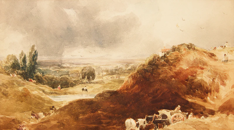 Hampstead Heath by Unknown Artist (British, 19th C)