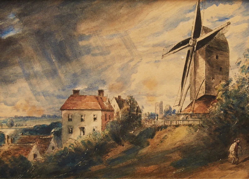 Greenstead Mill by John Constable (After)